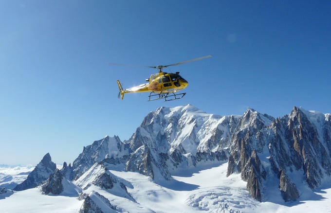 Chamonix ski holiday, Chamonix activities, heliskiing