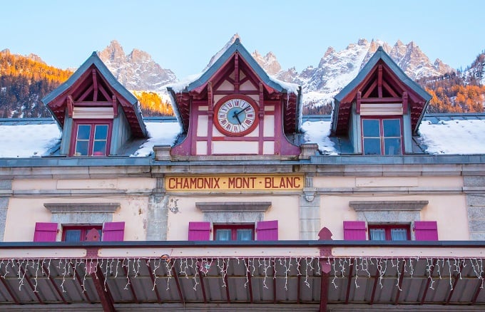 Chamonix train station