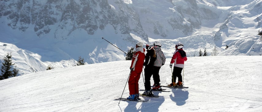 Adult ski lessons and off-piste skiing with the ski school - Les 3 Vallées