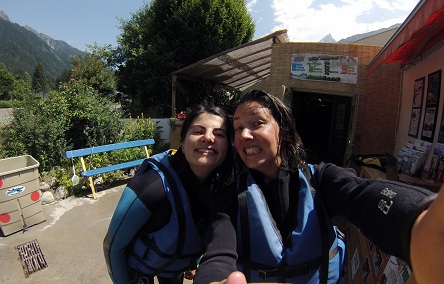 Rafting in Chamonix Selfie, Hen Party Chamonix