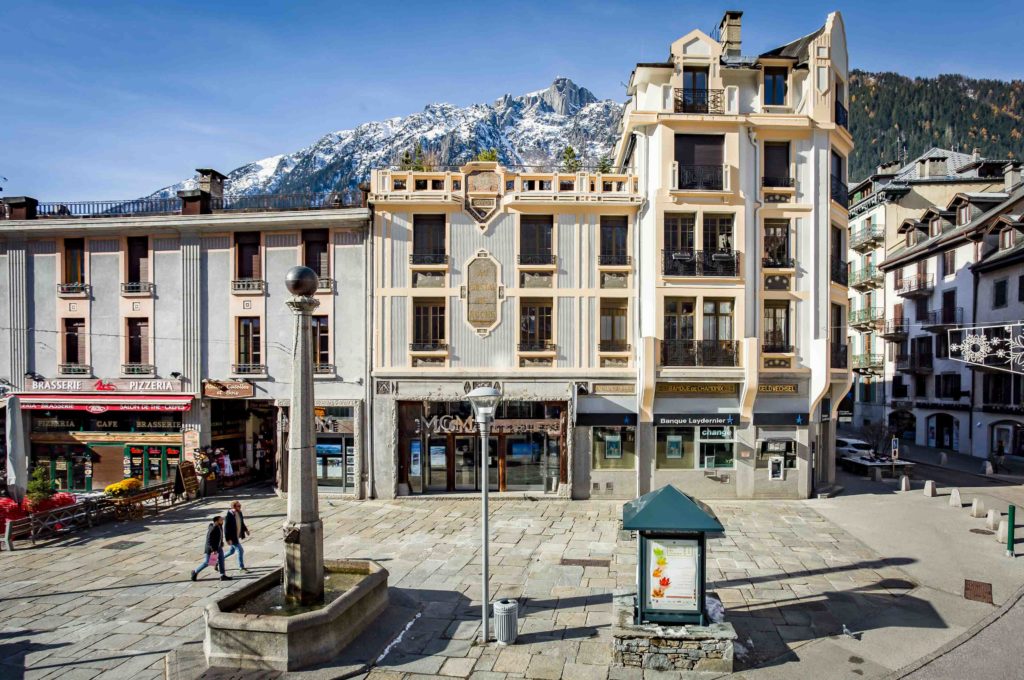 Kursaal water sources in Chamonix