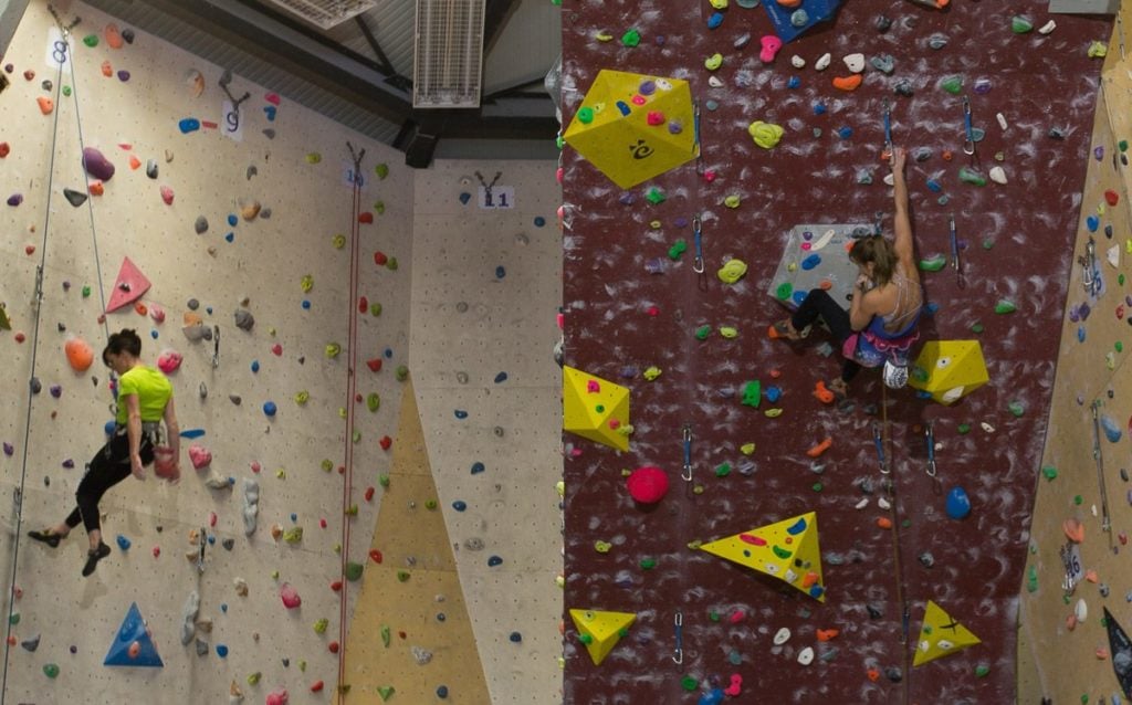 mont-blanc-escalade indoor climbing in Chamonix