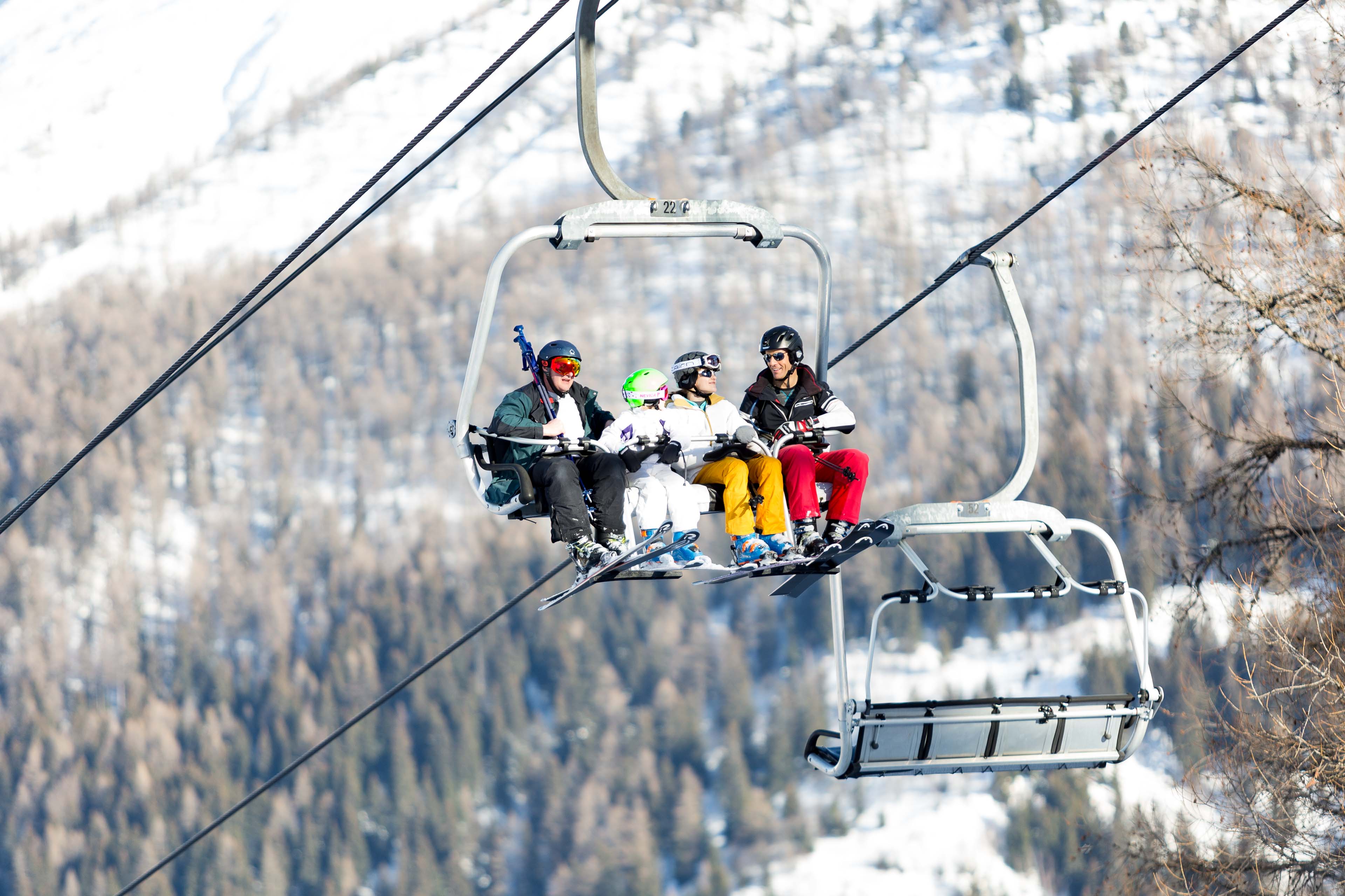 Ski lift at Brevent Flegere guide to chamonix