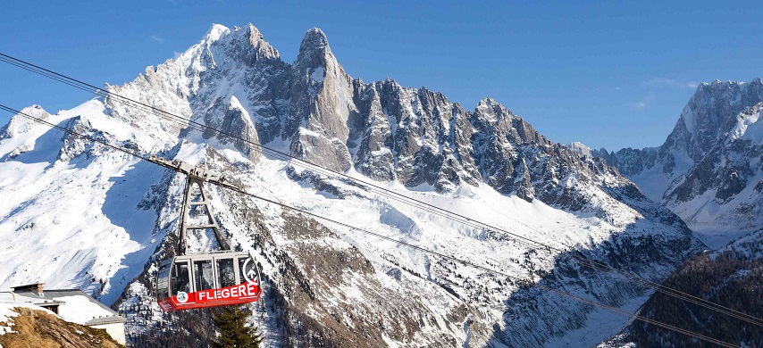 flegere-cable-car New in Chamonix Winter 2018-19