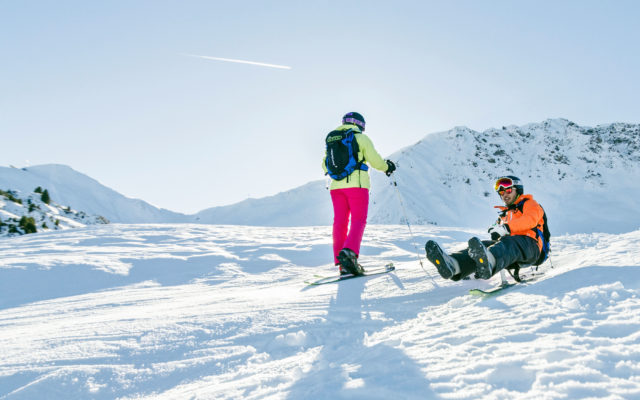 Snooc touring in Chamonix