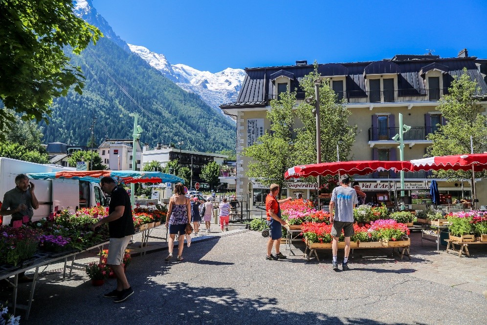 Chamonix Market for Shopping